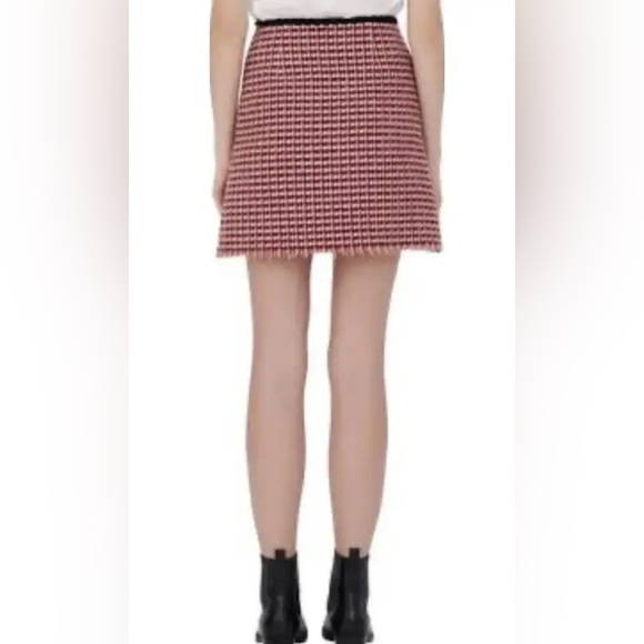 Maje Jenalt High Waisted Tweed Mini Skirt 40 NWT - Picture 6 of 6